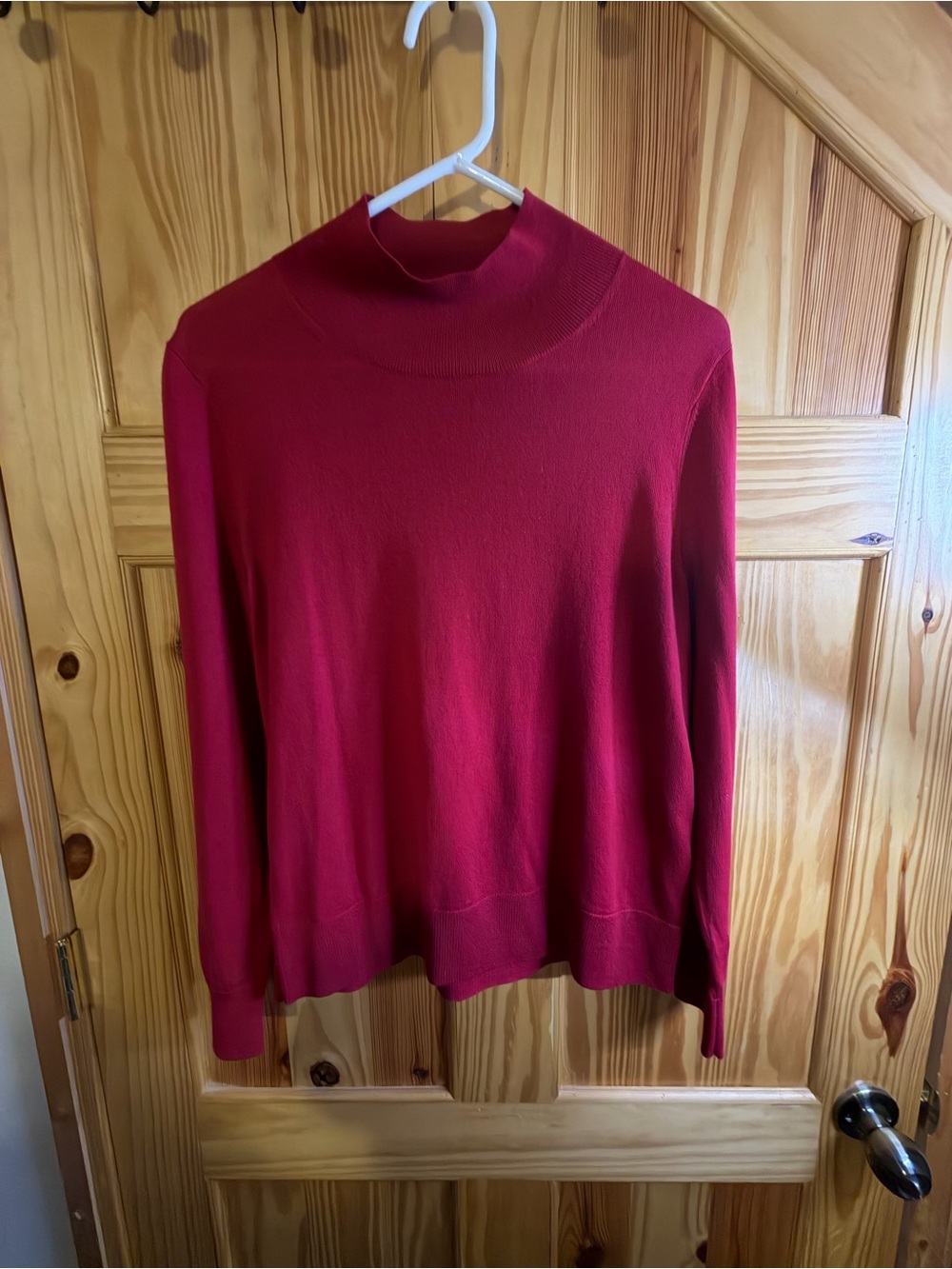Banana Republic Crimson Mock Neck Sweater
